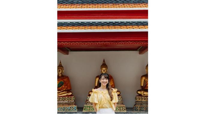 6 Gaya Liburan Shanju Eks JKT48 di Bangkok, Bikin Netizen Gagal Fokus (sumber: Instagram.com/shanju)