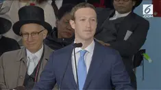 Zuckerberg mengimbau para milenial agar selalu setia dan fokus pada tujuan dan menciptakan ekosistem lingkungan yang punya tujuan.