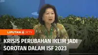 Direktur Pelaksana Bank Dunia, Mari Elka Pangestu, menjadi pembicara utama di hari kedua Indonesia Sustainability Forum 2023. Indonesia Sustainability Forum 2023 diselenggarakan oleh Kementerian Koordinator Bidang Kemaritiman dan Investasi dalam kemi...