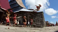 Festival budaya di Nias yang unik dan masih memegang teguh adat istiadat yang berlaku di sana 