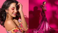 Gaya Pemotretan Kirana Larasati Dengan Tema Pink. (Sumber: Instagram/riomotret)