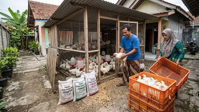Cara Ternak Ayam Pedaging Panen 30 Hari, Kunci Pertumbuhan Cepat dan Optimal