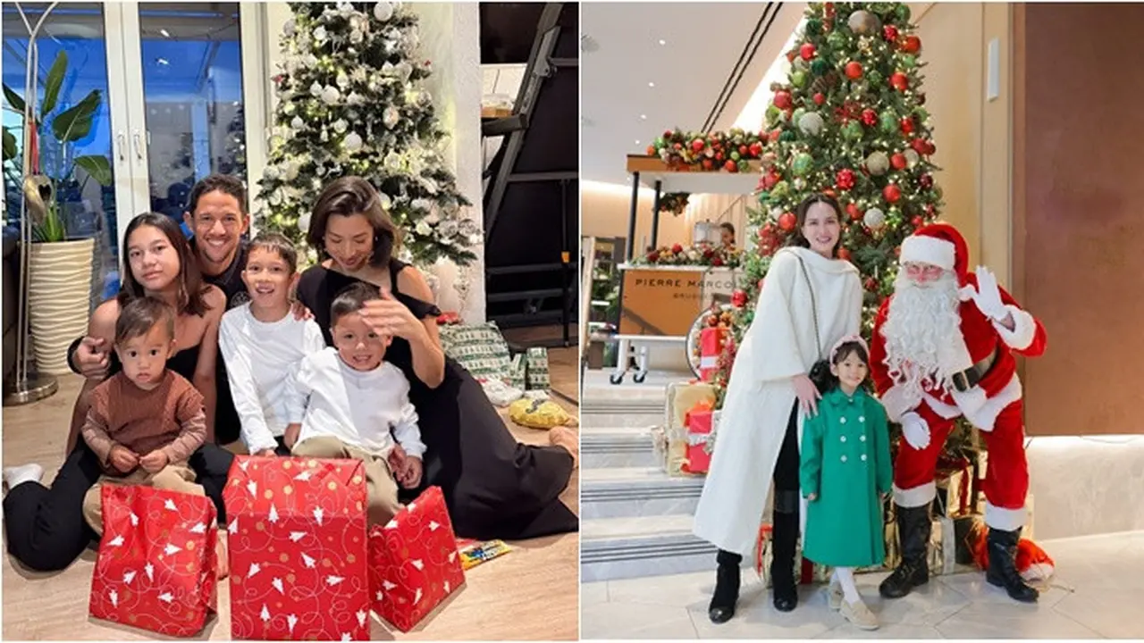 6 Artis Ini Rayakan Natal 2024 di Luar Negeri, Penuh Bahagia Bareng Anak