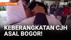 Isak Tangis Iringi Keberangkatan Calon Jemaah Haji Asal Bogor