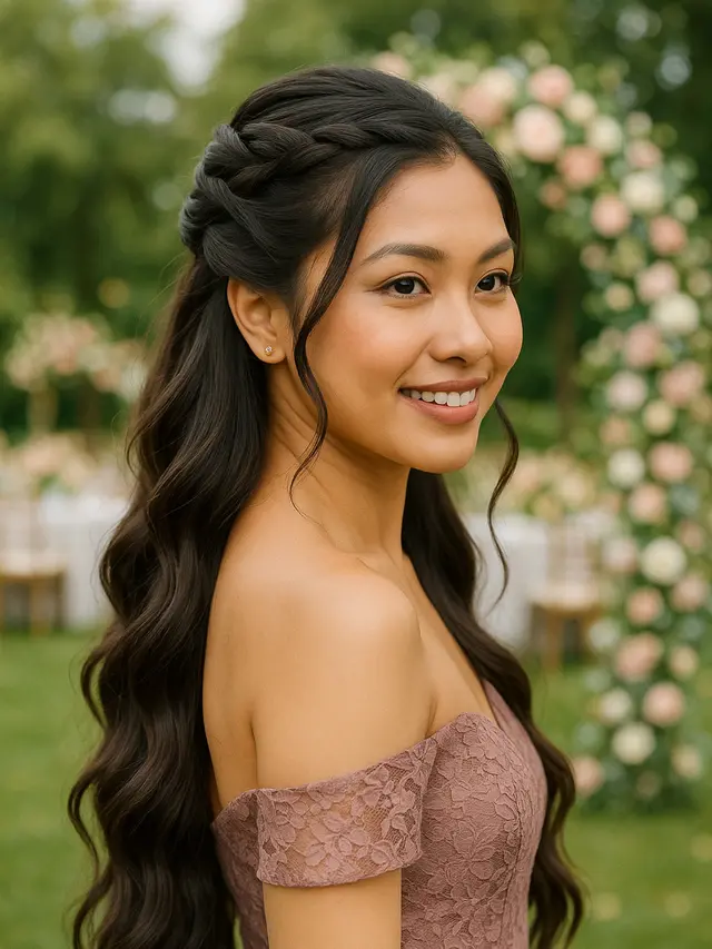 Model Rambut Panjang untuk Pesta Pernikahan 2025