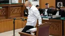 Terdakwa kasus merintangi penyidikan pembunuhan berencana terhadap Brigadir J, Baiquni Wibowo menjalani sidang perdana di Pengadilan Negeri Jakarta Selatan, Rabu (19/10/2022). Baiquni Wibowo disebut berperan menghapus arsip rekaman CCTV yang berasal dari DVR yang diambil oleh rekannya sesama polisi. (Liputan6.com/Faizal Fanani)