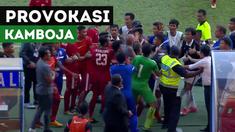 Berita video kubu Kamboja juga melakukan provokasi yang memicu kericuhan dengan pemain Timnas Indonesia U-22 dekat bench pemain saat laga berakhir pada Grup cabang sepak bola SEA Games 2017, Kamis (24/8/2017).