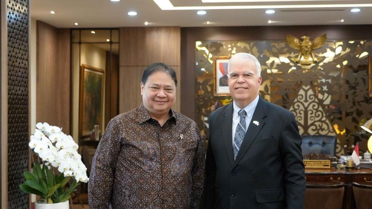 Menko Airlangga Bertemu Kuasa Usaha AS, Bahas Apa?
