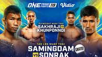 Live Streaming ONE Friday Fights di Vidio. (Sum. dok. Vidio.com)