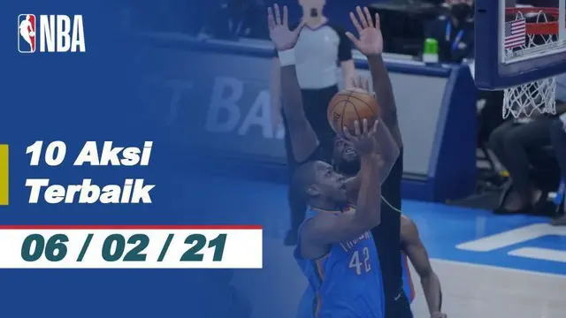 VIDEO: 10 Aksi Terbaik NBA 6 Februari 2021, Double Block dari Giannis Antetokounmpo