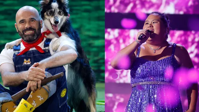 Finalis AGT 2023: Adrian Stoica dan Hurricane & Lavender Darcangelo (Foto: Twitter/ agt)