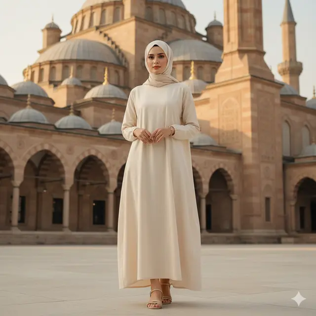Tunik Muslim Wanita Lebaran 2026