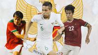 Timnas Indonesia - Adam Alis, Evan Dimas, Hanif Sjahbandi (Bola.com/Adreanus Titus)