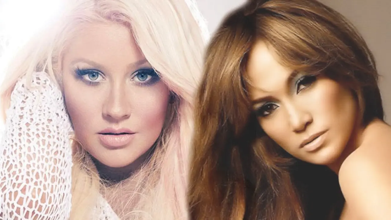 Jennifer Lopez dan Christina Aguilera 