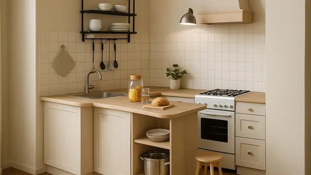 7 Model Kitchen Island di Dapur Kecil, Solusi Fungsional & Estetik