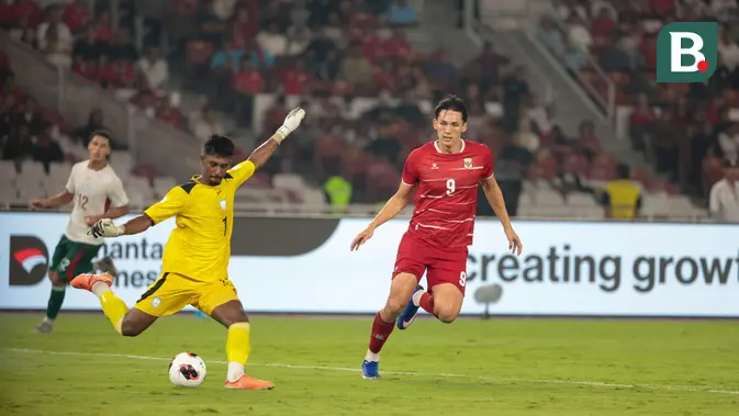 Baker Cetak Brace, Timnas Indonesia Akhiri Grup A dengan Kemenangan