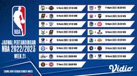 Jadwal Pertandingan NBA Reguler 2022/23 Pekan Ini Live Vidio : Phoenix Suns vs Golden State Warriors