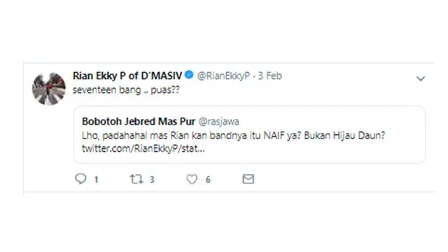 Curhatan Rian d'Masiv Disangka Orang Lain