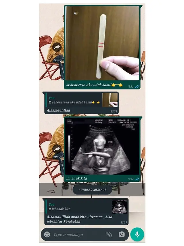 6 Chat WhatsApp Netizen Ngeprank Hamil Ini Bikin Kaget