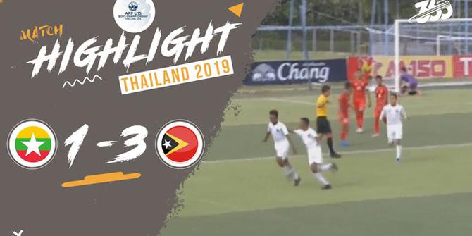 VIDEO: Seperti Timnas Indonesia, Timor Leste Kembali Menang di Piala AFF U-15 2019