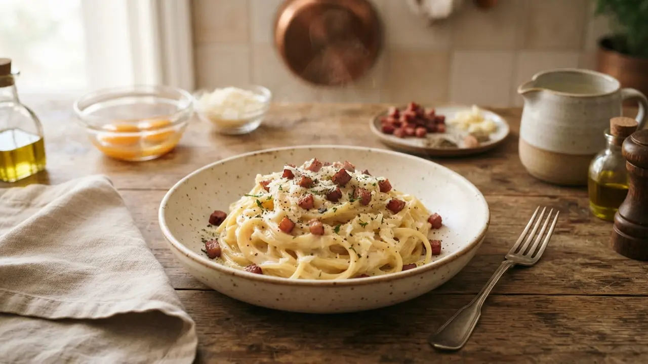 Resep Spaghetti Carbonara Tanpa Cooking Cream