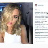 Khloe Kardashian (via instagram.com/jenatkinhair/)