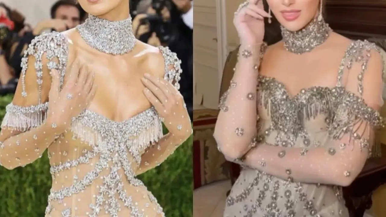 Nia Ramadhani Kenakan Gaun Mirip Kendall Jenner