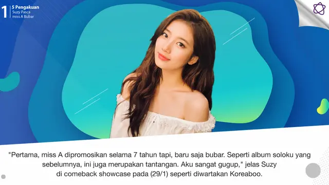 [Bintang] 5 Pengakuan Suzy Pasca miss A Bubar