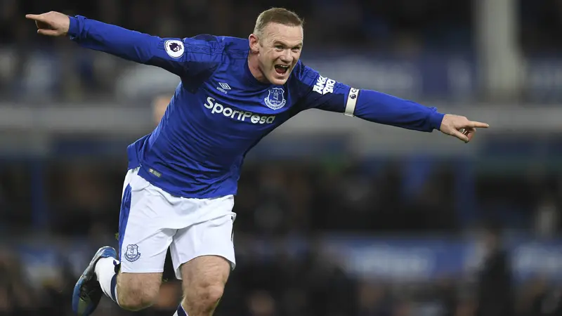 FOTO: Hadapi West Ham, Wayne Rooney Cetak Hattrick