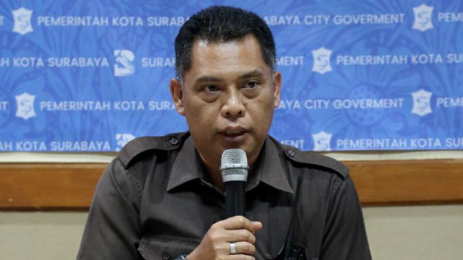 Kepala Badan Penanggulangan Bencana (BPB) dan Linmas Kota Surabaya, Eddy Christijanto, (Foto: Liputan6.com/Dian Kurniawan)