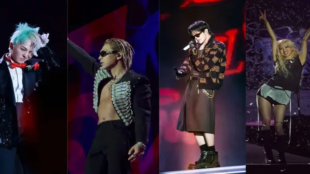 G-Dragon, Taeyang, Rose dan J-Hope. (sumber: allkpop.com)