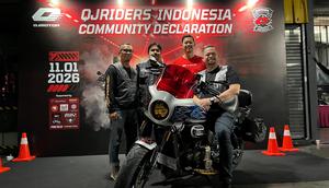 QJRiders Indonesia Chapter Jakarta berawal dari inisiatif pengguna QJMotor yang ingin mempererat hubungan dan berbagi pengalaman dalam berkendara. (Liputan6.com/Septian Pamungkas)