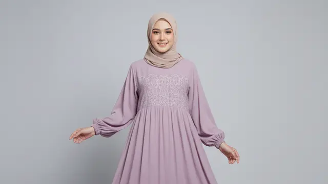 Model Gamis Batik Flowy Kain Ringan untuk Aktivitas Harian yang Stylish. Gemini