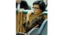Dalam kesaksiannya, Sri Mulyani akui pernah melaporkan langsung ke Presiden dan Wakilnya soal hasil rapat yang dilakukan pihaknya 21 November 2008, terkait keputusan penyelamatan Bank Century, Jumat (2/5/14). (Liputan6.com/Johan Tallo) 