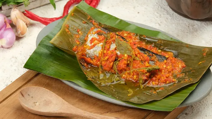 resep pepes ikan bumbu merah pedas