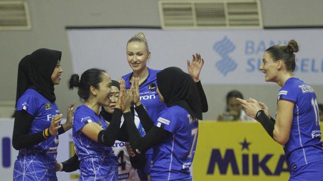 Foto: Tim Putri Pertamina Fastron Juara Putaran Pertama Proliga 2023