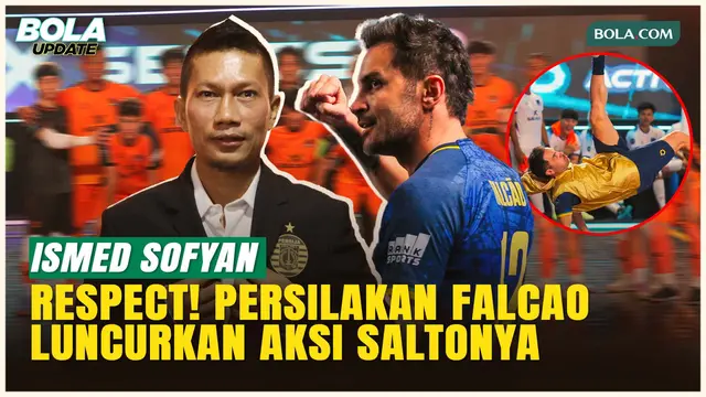 Kelas! Komentar Ismed Sofyan Memberi Ruang Falcao untuk Menampilkan Aksi Salto di Futsal X Series 2