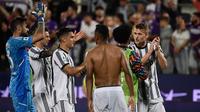 Juventus memang telah mengamankan slot ke Liga Champions di musim depan. Tetapi, catatan mereka tidak cukup bagus. Si Nyonya Tua nirgelar pertama kalinya sejak era pelatih Del Neri dan hanya mengoleksi 70 poin di liga. (AFP/Filippo Monteforte)