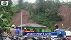 Warga sempat mendengar suara gemuruh sebelum longsor menimpa rumah sehingga membuat panik warga sekitar.