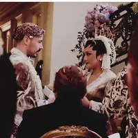 Kabar bahagia dari keluarga Cendana. Putri Ariyanti Haryo Wibowo, anak dari Ari Sigit resmi menikah dengan Luigi Ferrara, lelaki berdarah Itali. (Instagram/ferdinando.paventi)