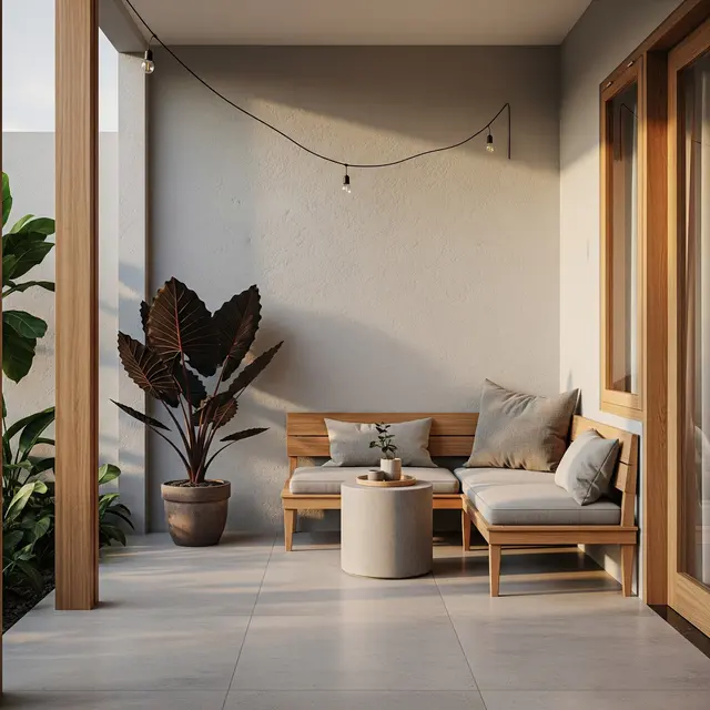 9 Desain Teras Rumah Minimalis Tanpa Halaman, Solusi Estetis dan Fungsional