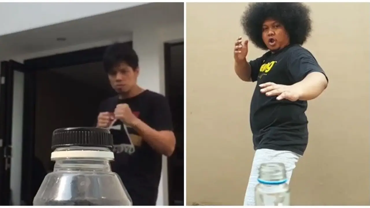 Begini Aksi Seleb Saat Terima Tantangan 'BottleCapChallenge'