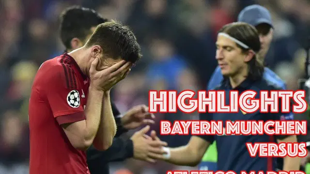 Highlights Bayern Munchen vs Atletico Madrid 2-1 pada semifinal Liga Champions, Selasa (2/5/2016). Antoine Griezmann sukses mencetak gol bagi timnya dengan menjalankan strategi serangan balik yang mematikan.