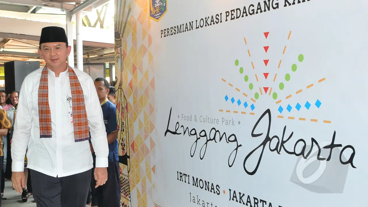 Ahok Resmikan Pusat Kuliner Lenggang Jakarta