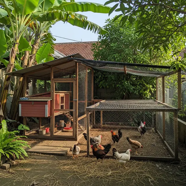 6 Posisi Kandang Ayam yang Tidak Kena Panas Langsung, Produktivitas Optimal