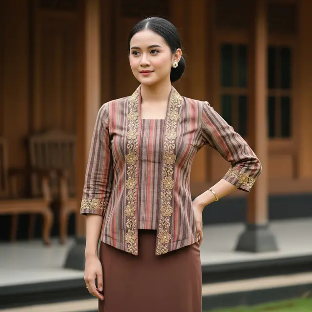 Model Baju Lurik Kutu Baru