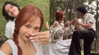 7 Potret Nadin Amizah Dilamar Faishal Tanjung di Taman, Romantis Pamer Cincin