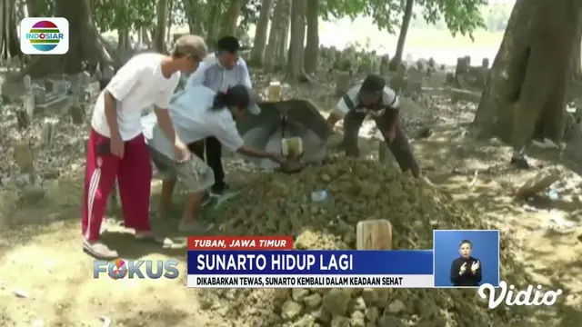 Apa jadinya jika orang yang sudah dimakamkan ternyata kembali pulang ke rumah. Peristiwa ini terjadi di Tuban, Jawa Timur, dan menjadi viral di media sosial. Bagaimana peristiwa aneh ini bisa terjadi? Selengkapnya dalam Indonesia Viral.