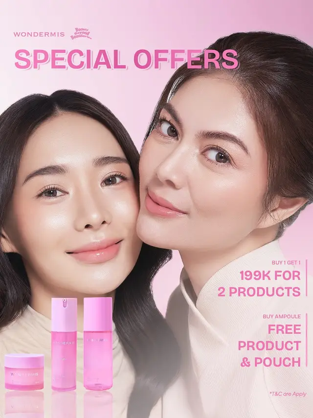 Serbu Booth WONDERMIS di Beauty Beyond Boundaries 2025, Ada Hadiah Produk Gratis Senilai Rp850.000!