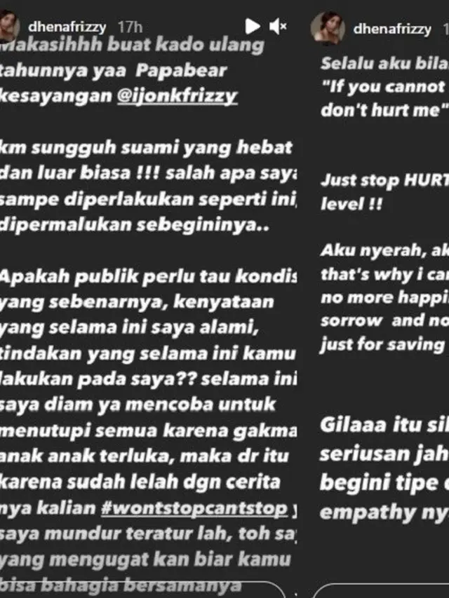 Jonathan Frizzy - Dhena Devanka (Foto: Instagram/@dhenafrizzy)